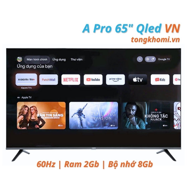 tivi xiaomi a pro 65 qled