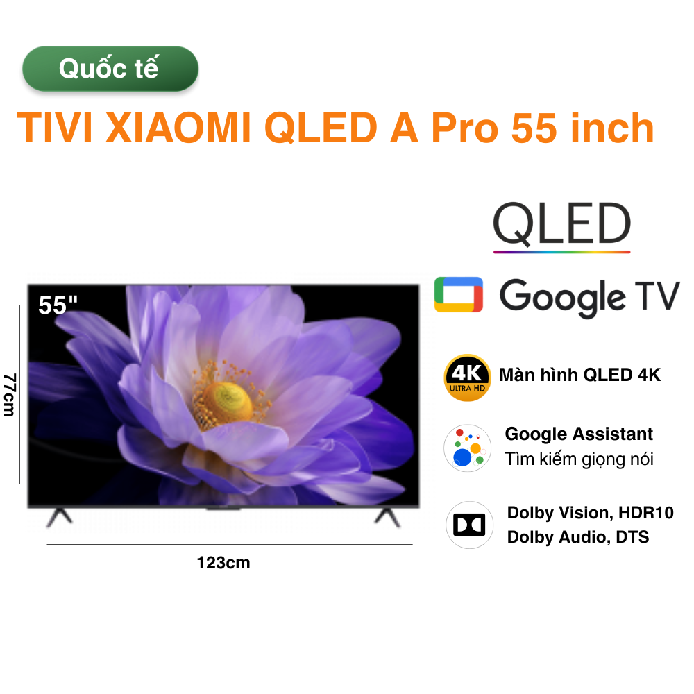 Tivi Xiaomi Qled A Pro 55 inch giá tốt
