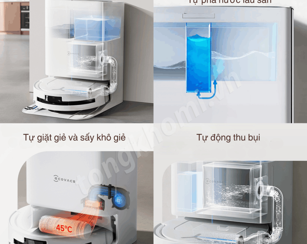 T80 Omni với trạm sạc toàn năng, rảnh tay hoàn toàn
