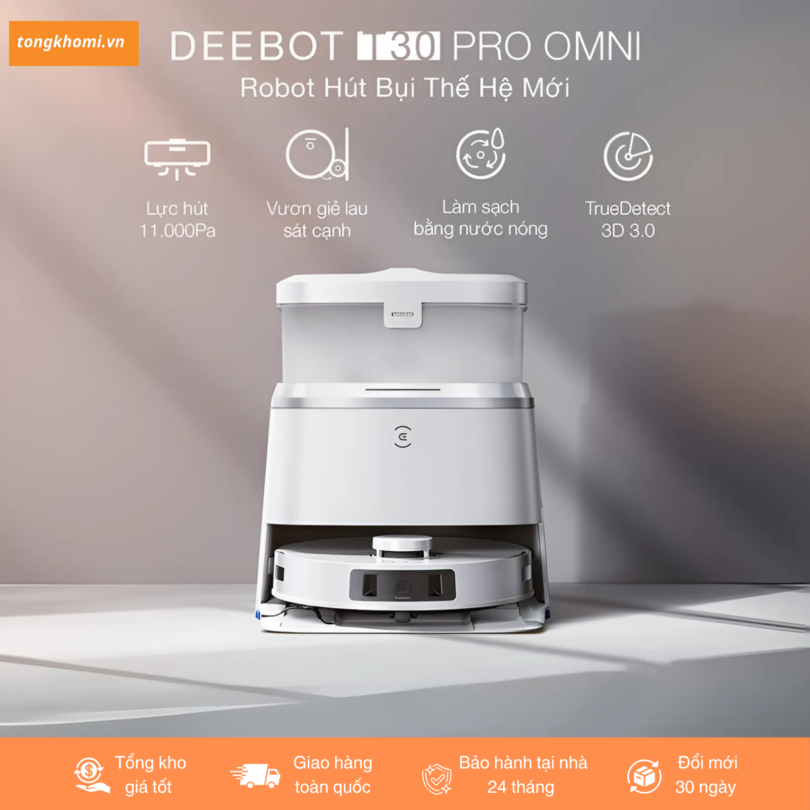 Robot hút bụi Ecovacs T30 PRO