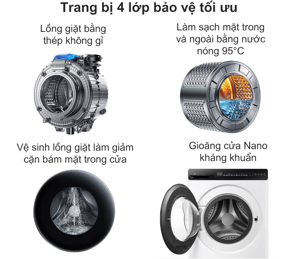 Máy giặt sấy Xiaomi MJ202 chính hãng 
