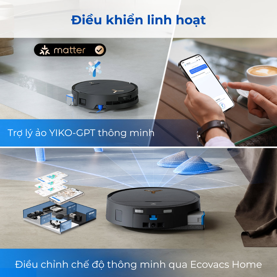 Robot X9 Pro vừa lau vừa hút chính hãng Ecovacs 3