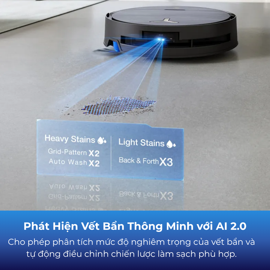 Robot hút bụi lau nhà X9 Pro chính hãng Eocvacs 1
