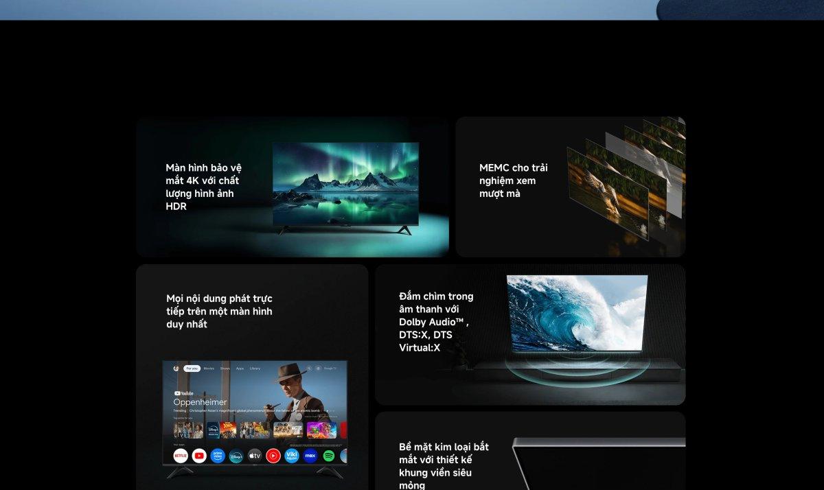 Tivi Xiaomi A 43 inch bản quốc tế 2026