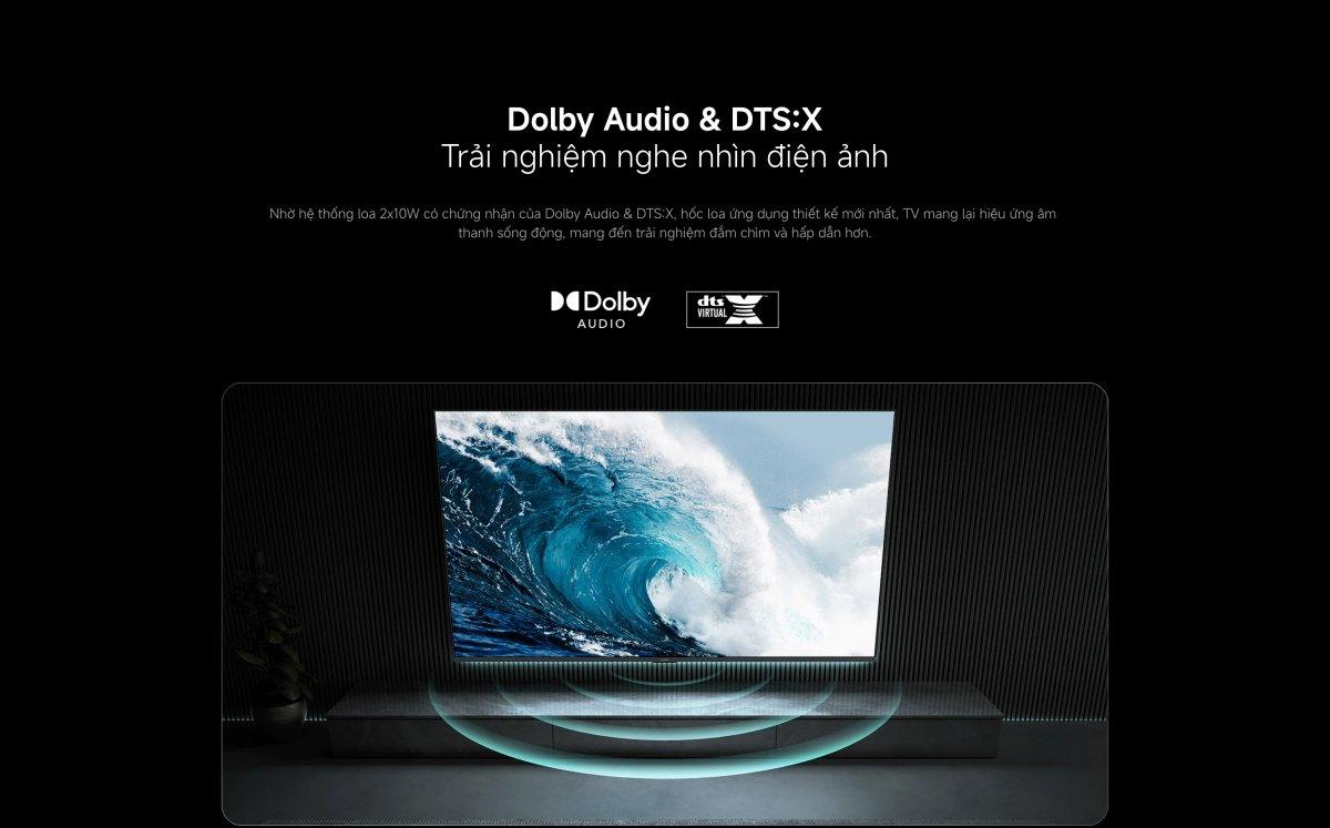 Công nghệ loa hiện đại trên tivi Xiaomi A43