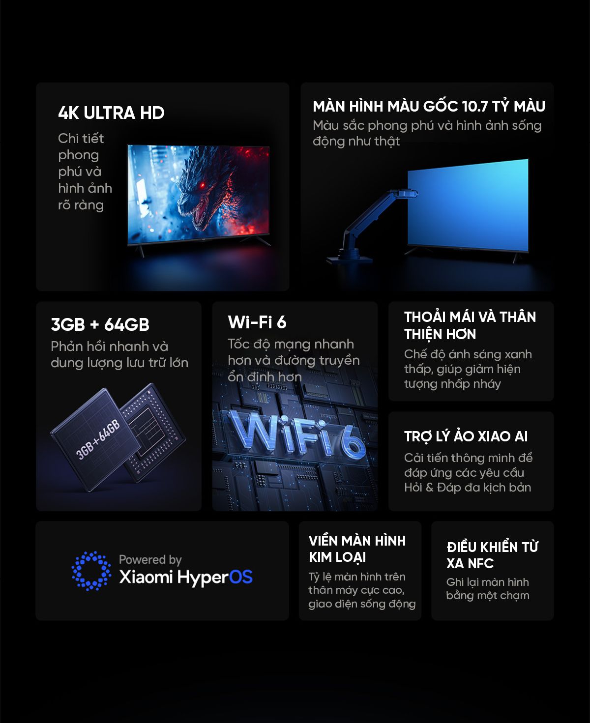 Tivi Xiaomi A Pro 43 Inch phiên bản nội địa 1