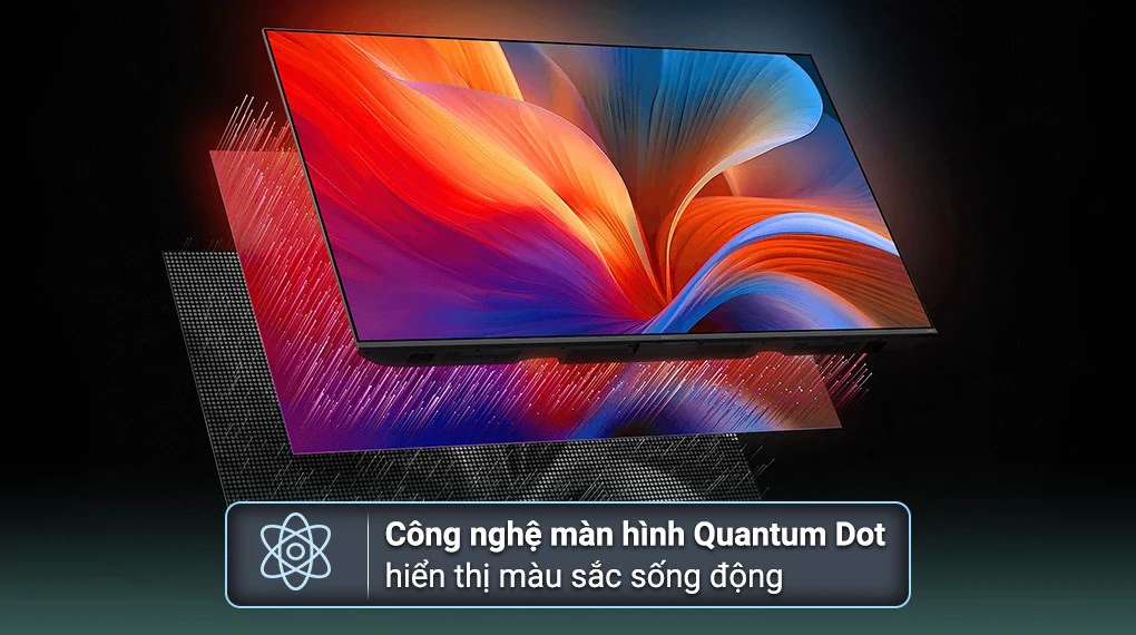 Công nghệ màn Q led sắc nét trên tivi Xiaomi A 43 Pro 2026 