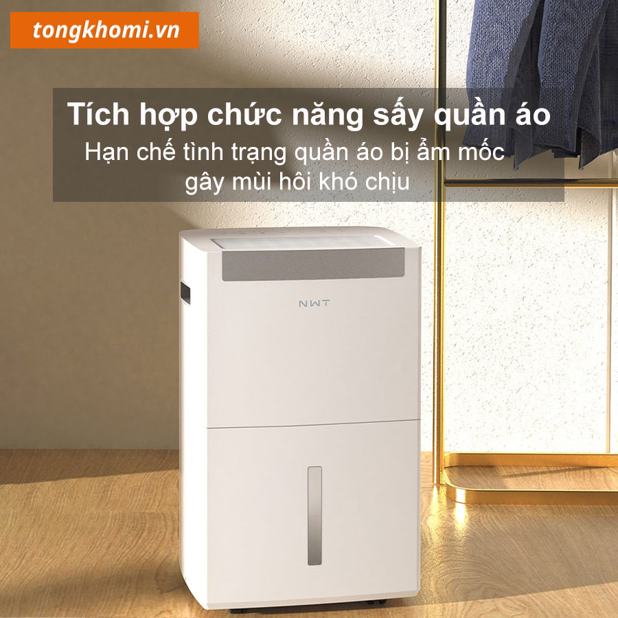 máy hút ẩm có thể dùng sấy quần áo