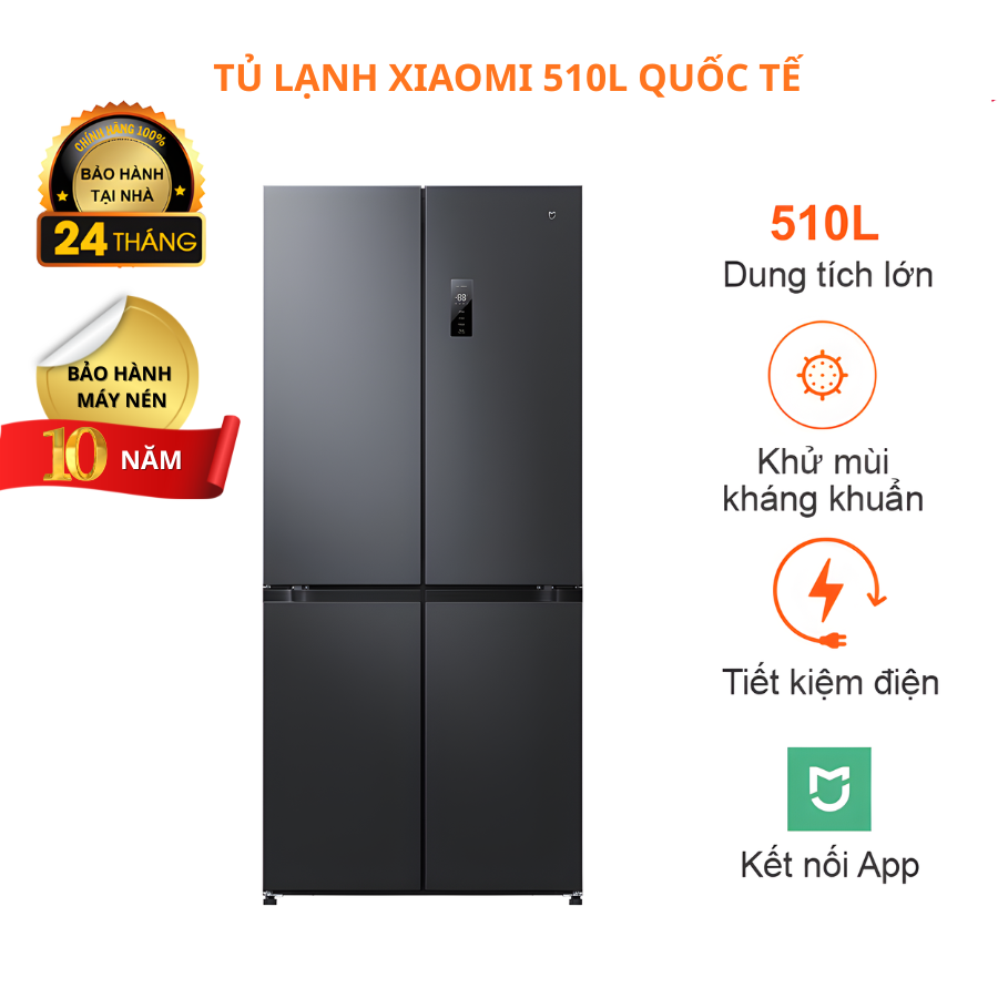 Tủ lạnh Xiaomi 510L quốc tế chính hãng giá tốt nhất