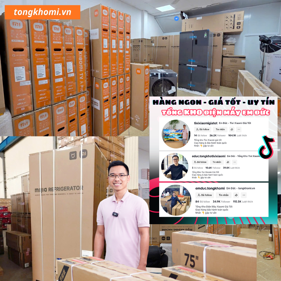 Tổng kho tủ dien may Xiaomi giá tốt