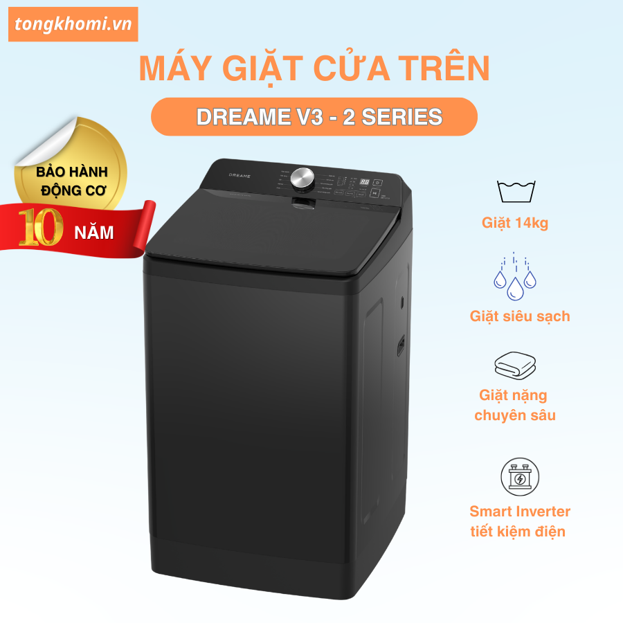 Máy giặt Dreame V3 - 2 series cửa trên chính hãng